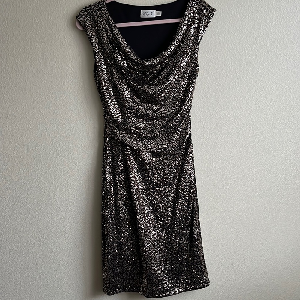 Eliza J Sequin Dress, Size 6